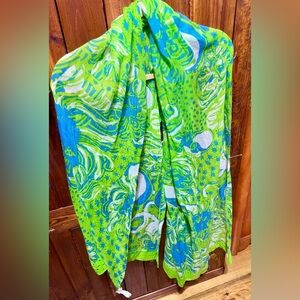 Beautiful LILY PULITZER Cashmere wool blend scarf/wrap